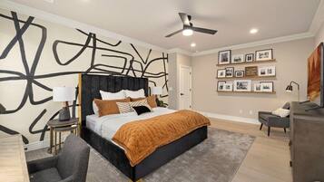 4 sovrum, skrivbord, strykjärn/strykbräda och wi-fi