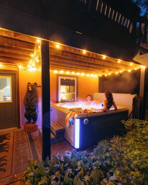 Idromassaggio all'aperto