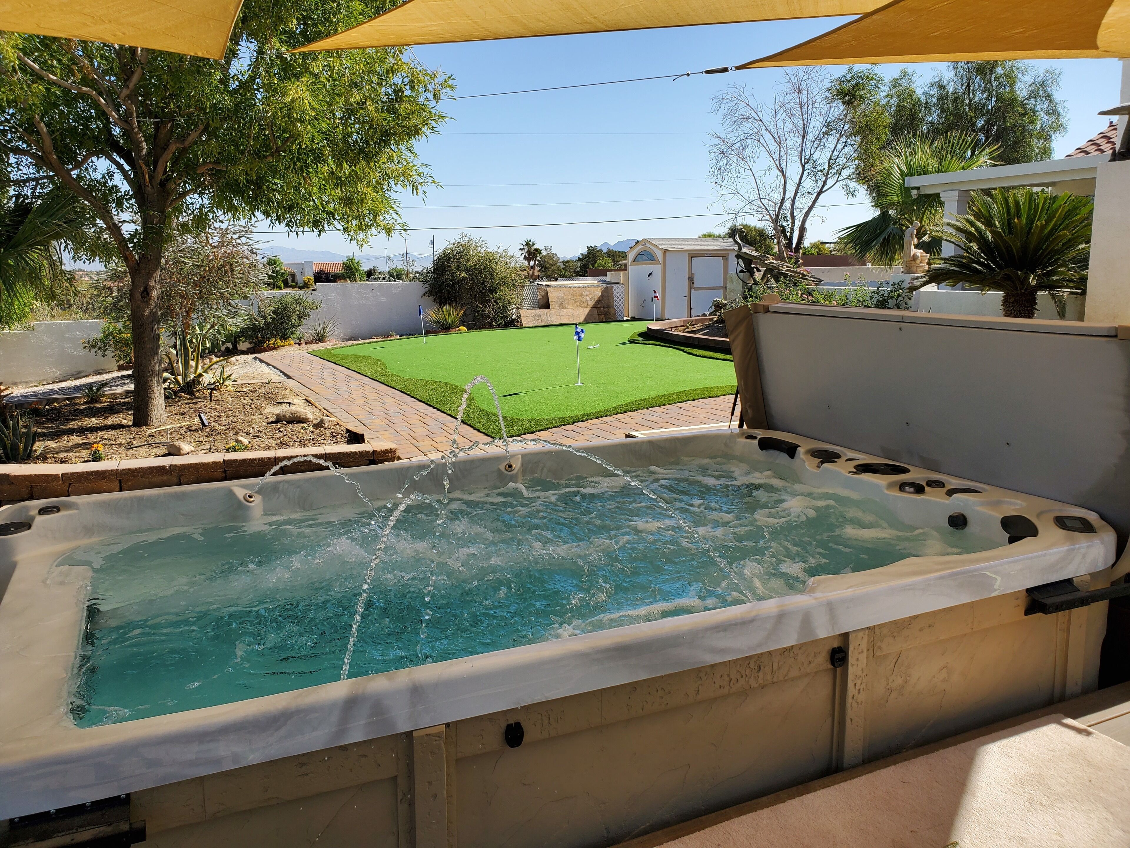 Luxury Home with Strip Views from Dining Room, and 2 Patios