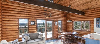Private Lodging on 12 Acres with Kenai Mountain Views