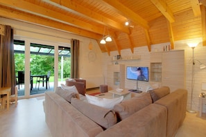 Fernseher, Kamin