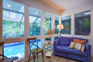 TV, fireplace, DVD player