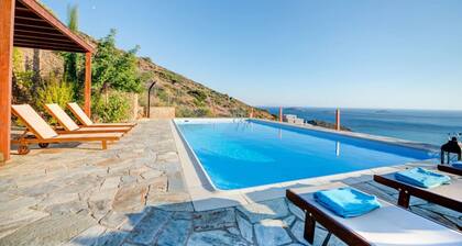 Magnificent Andros Villa | Private Pool & Breathtaking Panoramic Sea View *-10%*