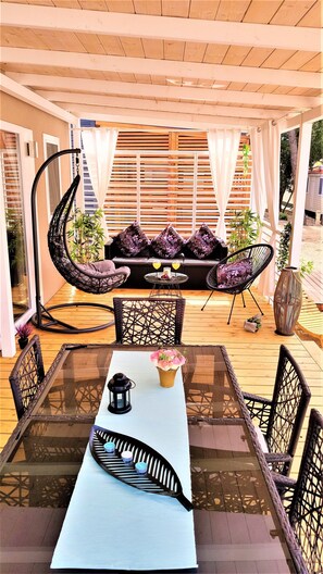 House | Property grounds - Immaculate 2-bed Home 5 Mins Walk to the Beach! (Biograd na Moru)