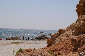 Tæt på stranden