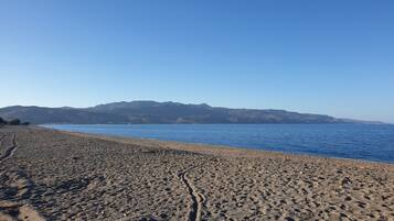 Aan het strand