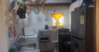 Beautiful adobe house in the countryside via a laguna de tota