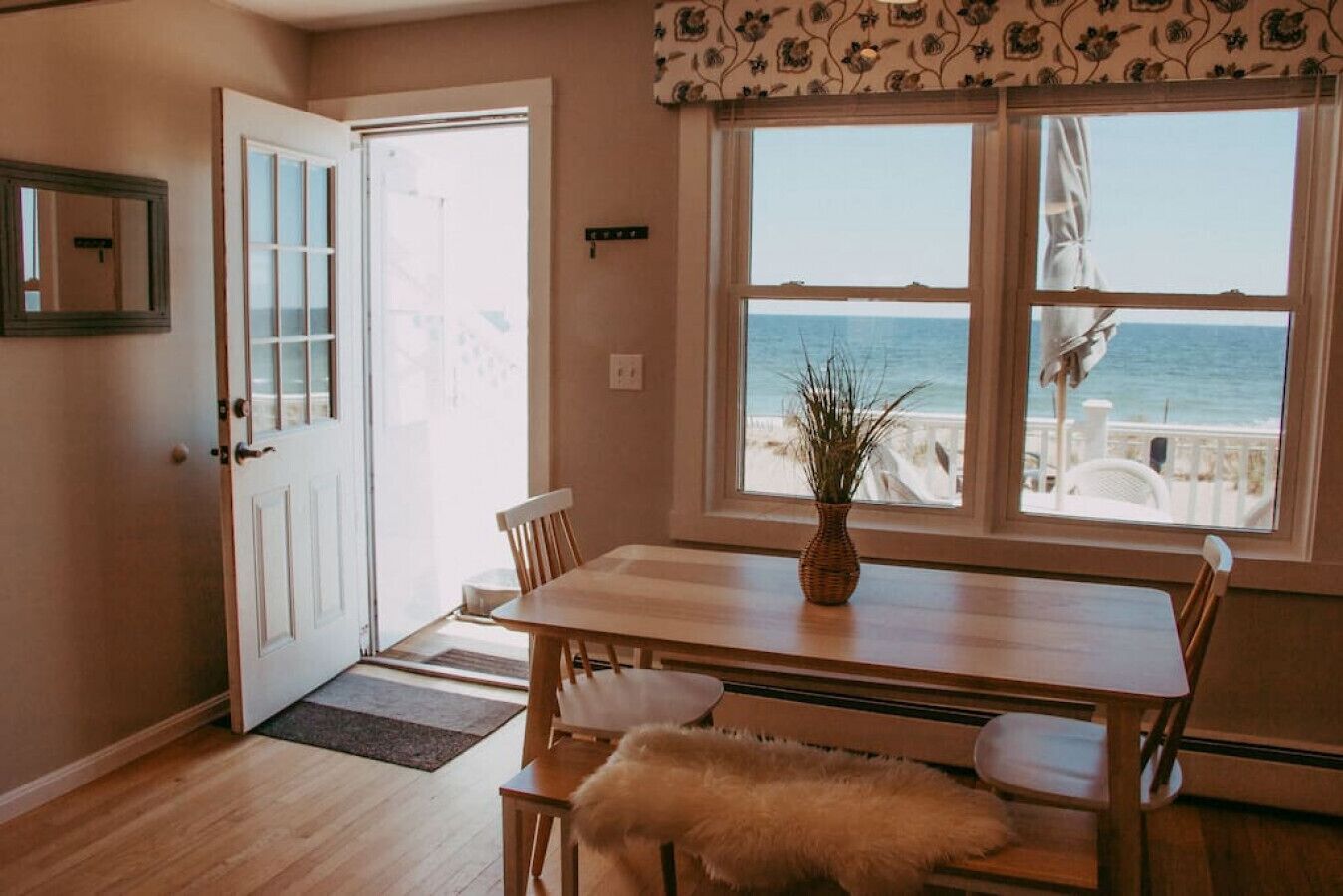sunrise · Beachfront Bungalow: beachyard, close to boardwalk