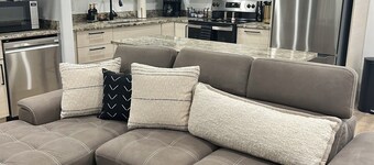 A Cozy Mountain Retreat
with boat parking fun for the whole family.