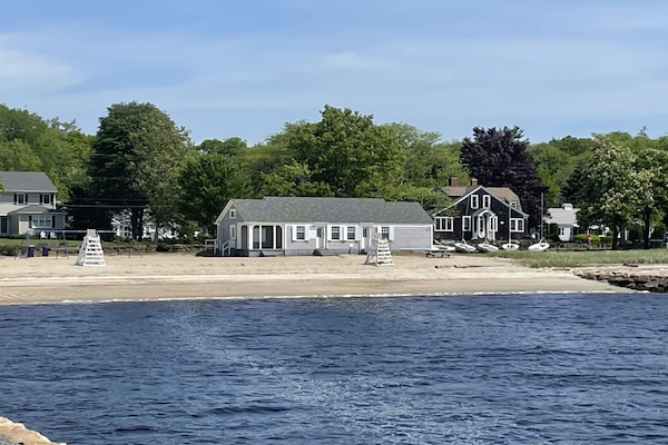 Town Beach, across the street
