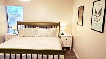 1 chambre, bureau, fer et planche Ă repasser, Wi-Fi gratuit