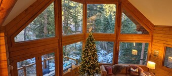 Creek & Log Cabin near I-70, Sauna in the Forest