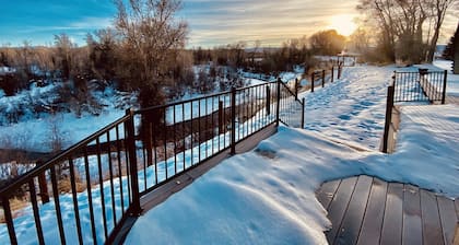 Beautiful Lodge and River Ranch Property for up to 120 people.
