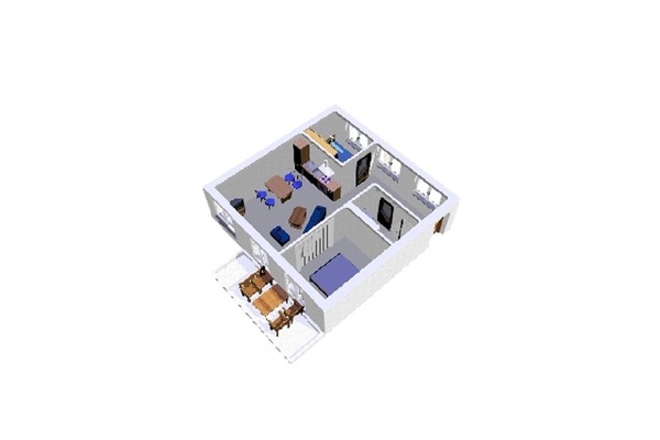 Haus Avella Wohnung Nr. 29, 55 qm, 2 Schlafzimmer, Balkon, max. 5 Personen