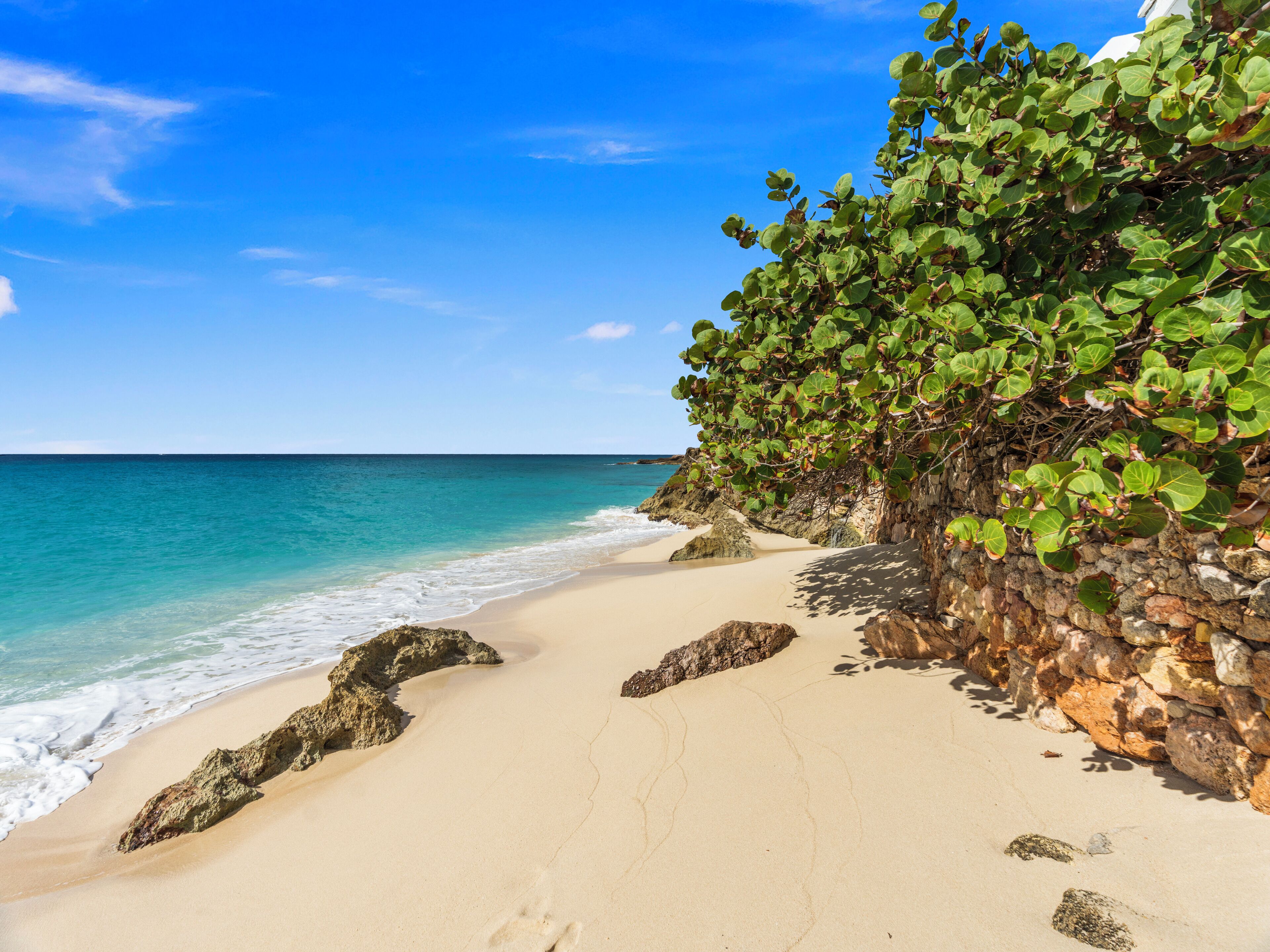 On the beach, beach towels