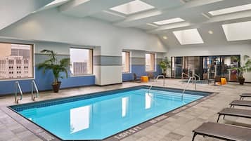 Indoor pool, a heated pool