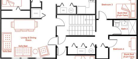 مخطط تصميم الطابق