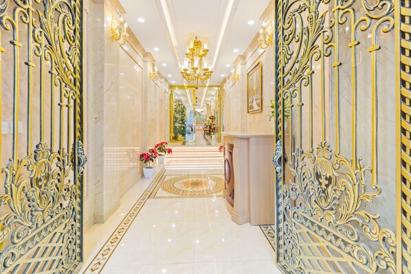 Overnatningsstedets indgangsparti