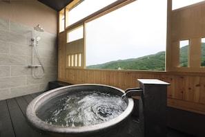 豪華客房, 非吸煙房 (with Semi-Open-Air Bath) | 私人 Spa 浴池