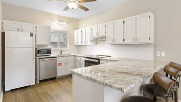 Dishwasher, dining tables