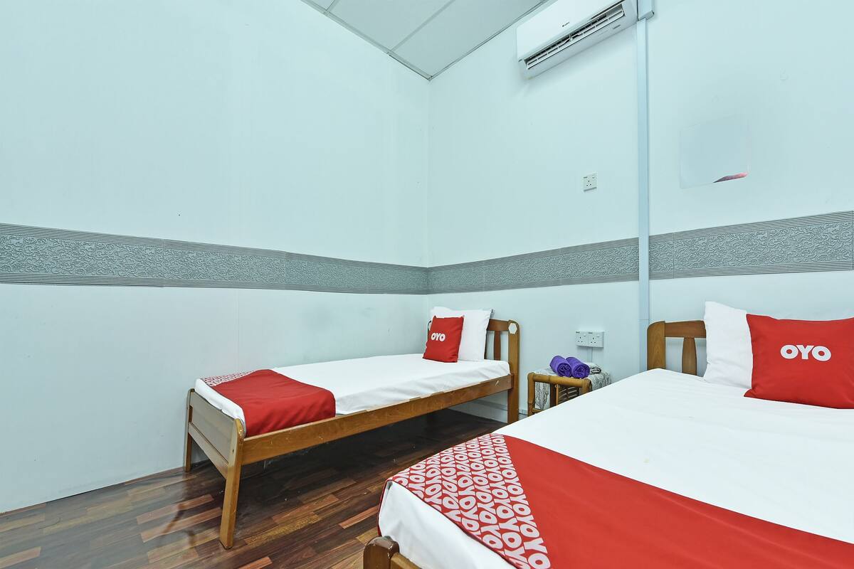 Kamar Twin | Wi-Fi gratis dan seprai linen