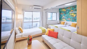 Studio Apartment, Non Smoking | 2 bedrooms, down comforters, blackout drapes, soundproofing