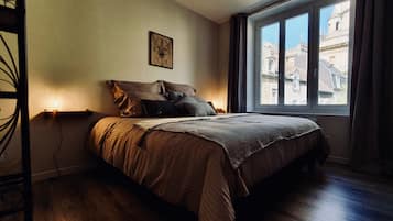 3 chambres, fer et planche Ă repasser, Wi-Fi gratuit, draps fournis