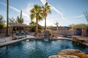 House, 5 Bedrooms | Pool | Outdoor pool, a heated pool - North Scottsdale On 70th Pl 5 Bedroom Home by RedAwning (Scottsdale)