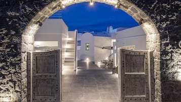 Entrada de la propiedad