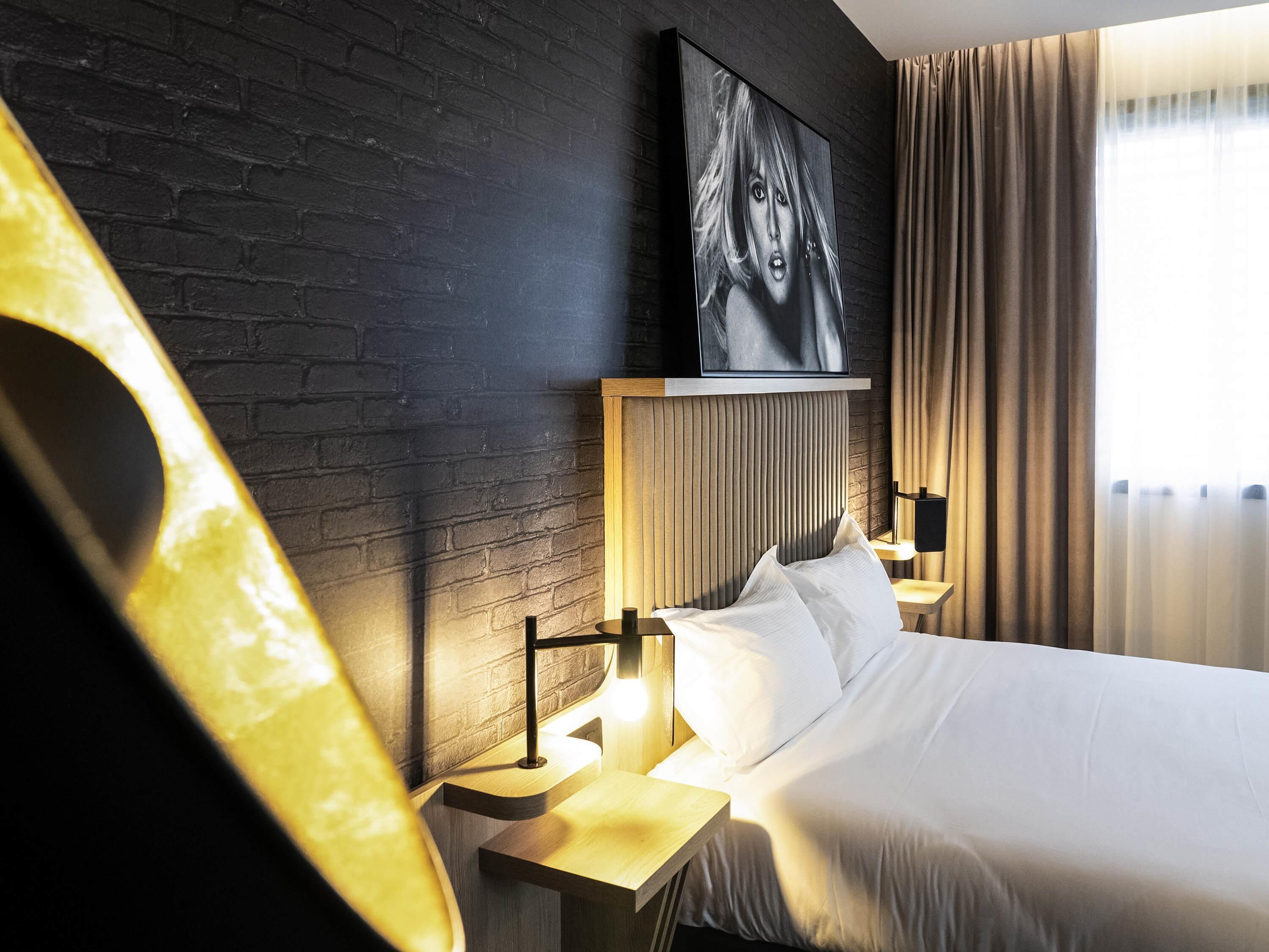 Chambres insonorisées, fer et planche à repasser, lits bébé (gratuits)