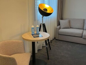 Soundproofing, iron/ironing board, free cribs/infant beds, free WiFi