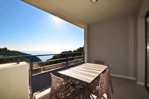 Superior Suite, Sea View | Balcony view - La Perle d'Eze Appart Hotel (Èze)