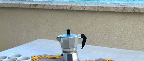 Udsigt fra overnatningsstedet