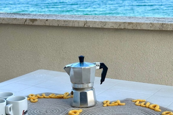 Udsigt fra overnatningsstedet