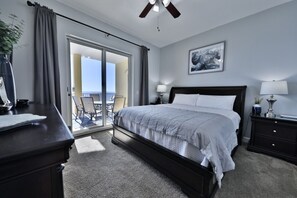 Gulf front master bedroom.