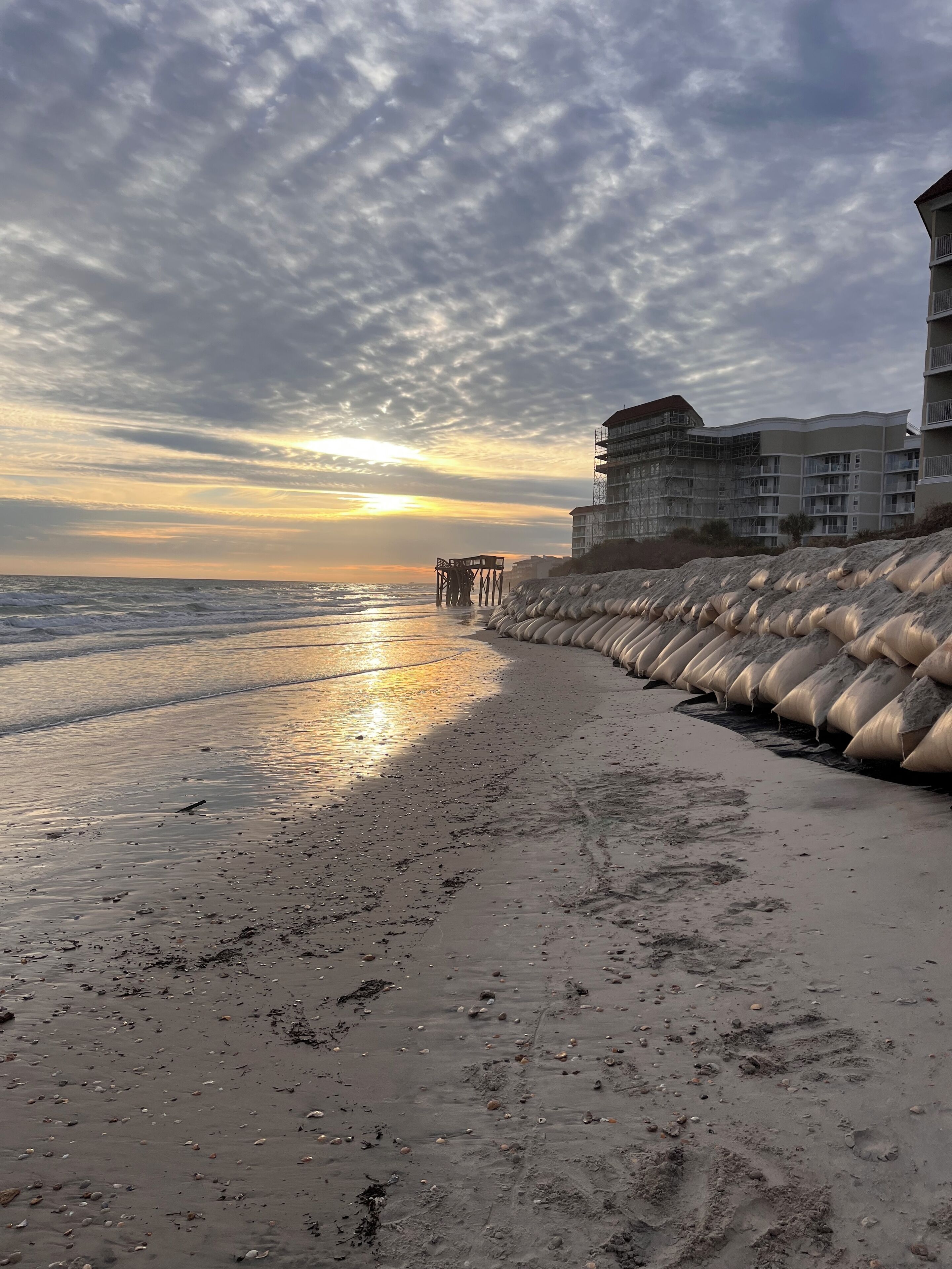 On the beach, beach towels