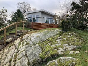 Cabin | Exterior - Clouded Yellow - Beautiful Modern Lodge, Kippford (Dalbeattie)