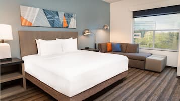 In-room safe, blackout drapes, soundproofing, iron/ironing board