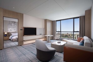 Down comforters, memory foam beds, in-room safe, individually decorated