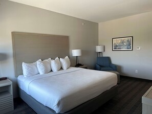 Pillowtop beds, desk, laptop workspace, WiFi