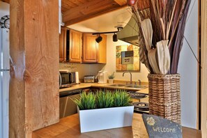 Coffee/tea maker, cookware/dishes/utensils - The Killington Cabin by Killington Vacation Rentals (Killington)
