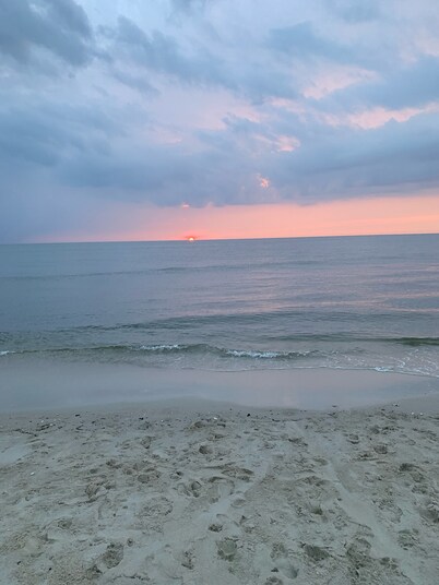 Across the street from the beach!