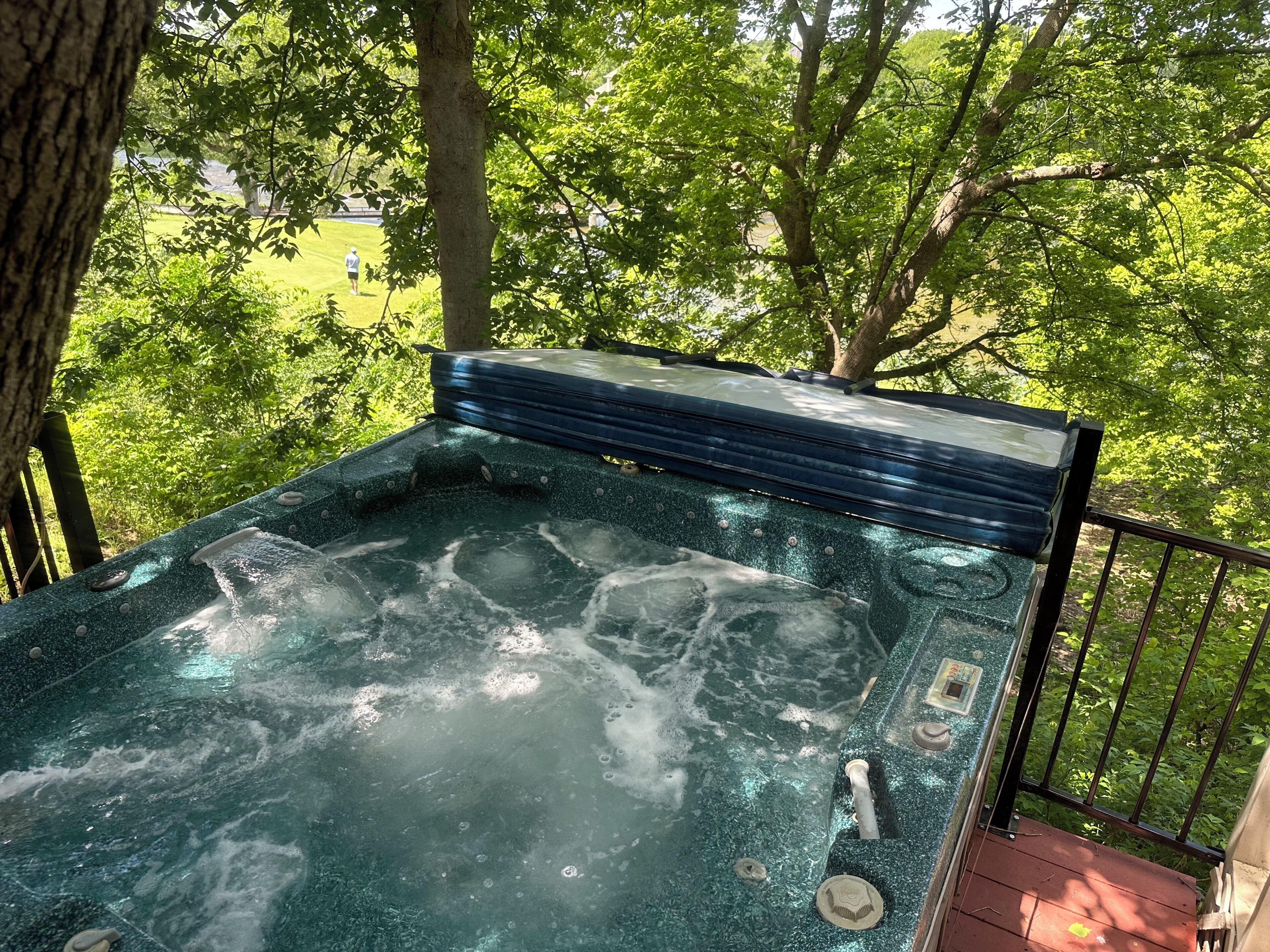 Bain à remous extérieur