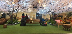 Sala de estar en el lobby