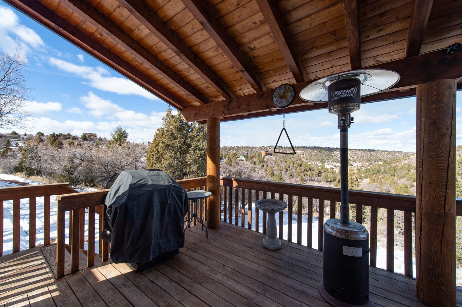 View from deck