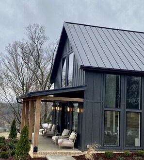 Exterior - Cottage with panoramic hilltop views and stocked pond on 80 acres. (Spring Hill)