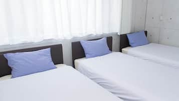 2 bedrooms, desk, free WiFi, bed sheets