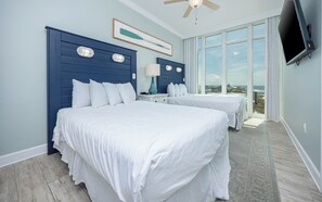 4 多间卧室、熨斗/熨衣板、免费 WiFi、床单