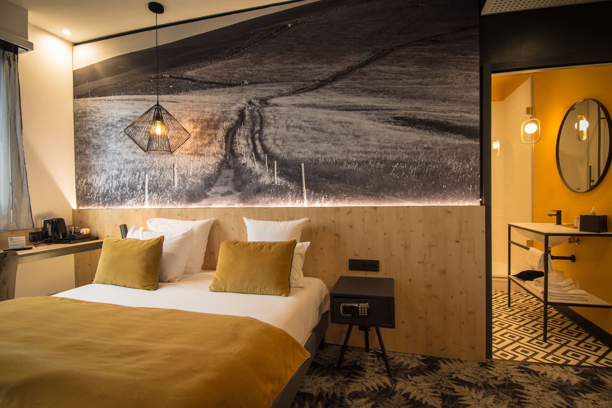 classic double room | memory-foam beds, in-room safe, individually decorated, desk