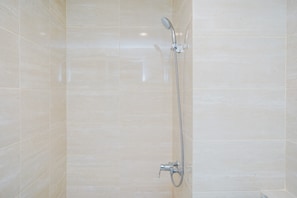 Departamento, para no fumadores, cocineta | Baño | Regadera, amenidades de baño gratuitas, toallas